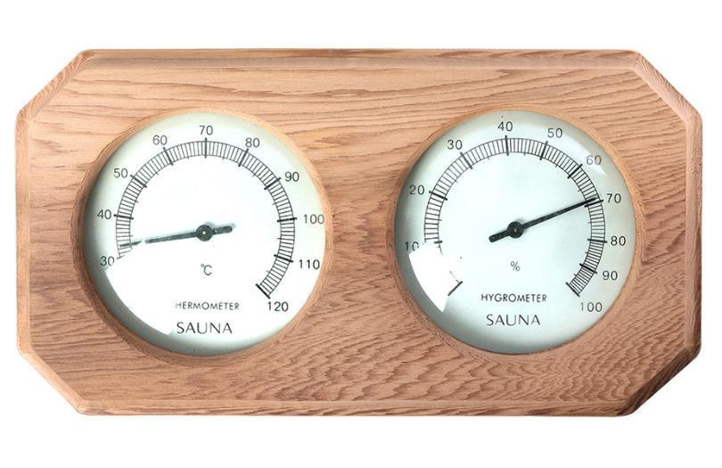 Natural Doctor ND-ACC-188 Wooden thermometer and hygrometer (red cedar )