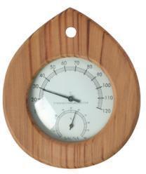Natural Doctor ND-ACC-190 Thermometer&hygrometer (Dark red cedar ) 主图