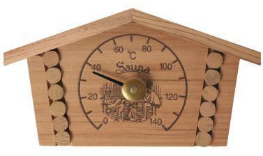 Natural Doctor ND-ACC-212 House Wooden thermometer (Red Cedar )
