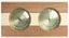 Natural Doctor ND-ACC-214 Wooden thermometer and hygrometer (red cedar )