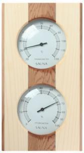 Natural Doctor ND-ACC-215 Wooden thermometer and hygrometer (red cedar )
