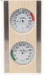 Natural Doctor ND-ACC-216 Wooden thermometer and hygrometer with stainless steel frame (Pine)