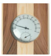 Natural Doctor ND-ACC-220 Thermometer&hygrometer (Pine and red cedar)