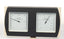 Natural Doctor ND-ACC-228 Wooden thermometer and hygrometer with stainless steel frame (Pine)
