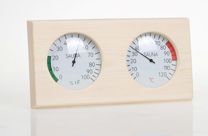 Natural Doctor ND-ACC-232 Wooden thermometer and hygrometer (Pine ) Hauptbild