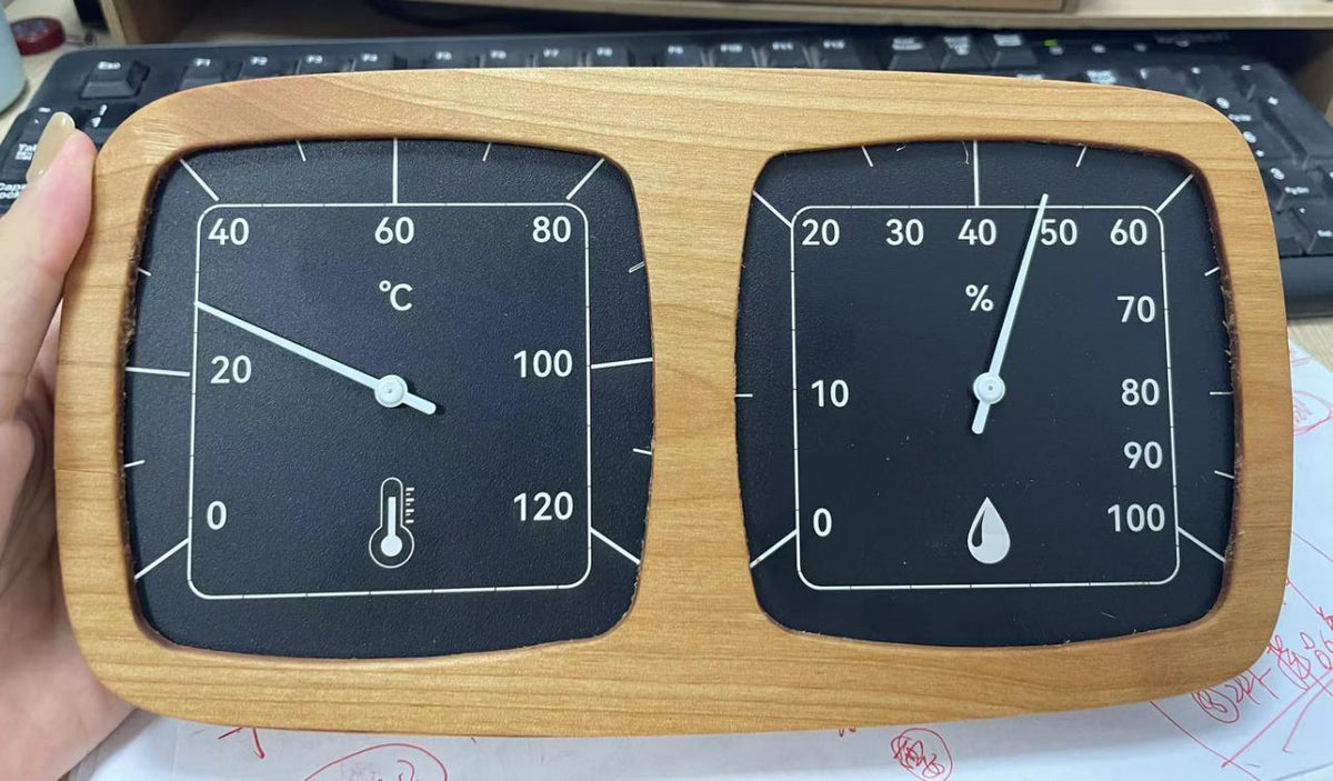 Natural Doctor ND-ACC-233 Wooden thermometer and hygrometer (Aldar)