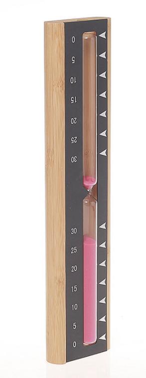 Natural Doctor ND-ACC-269 Bamboo Alu 30 min sand timer