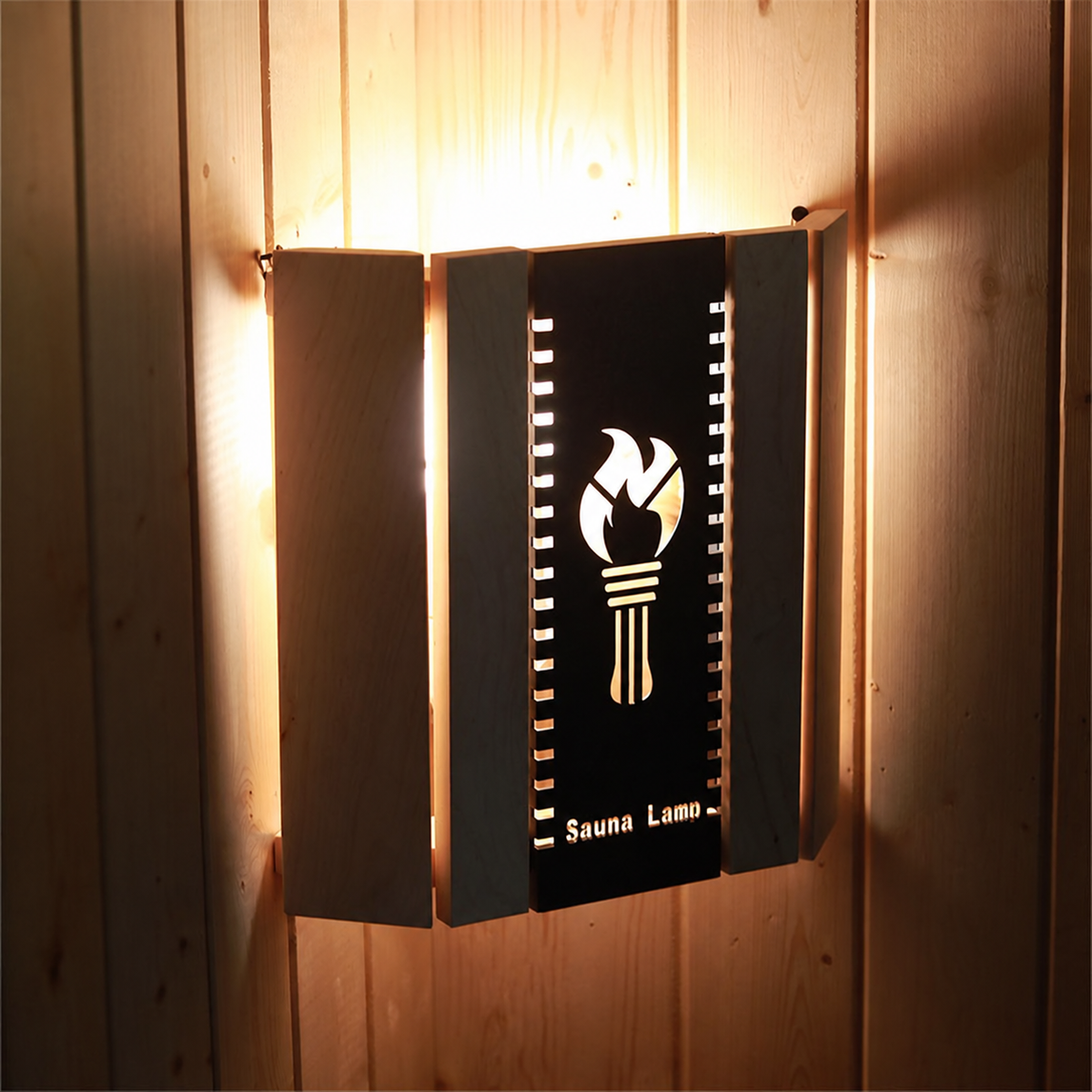 Natural Doctor ND-ACC-297 Birch+Alu wooden sauna lamp shade Hauptbild