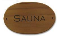 Natural Doctor ND-ACC-345 Sauna sign