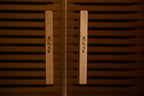 NaturalDoctor ASK2 sauna, wooden door handles
