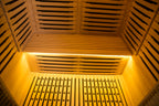 NaturalDoctor ASK2 sauna, bench and floor detail