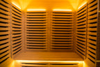 NaturalDoctor ASK2 sauna, interior heater guards and bench