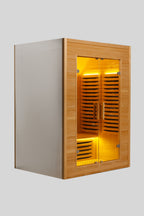 NaturalDoctor ASK2 sauna, three-quarter exterior view
