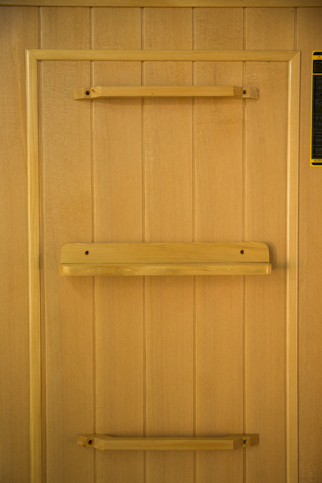 Natural Doctor ND-E3 sauna interior and construction detail