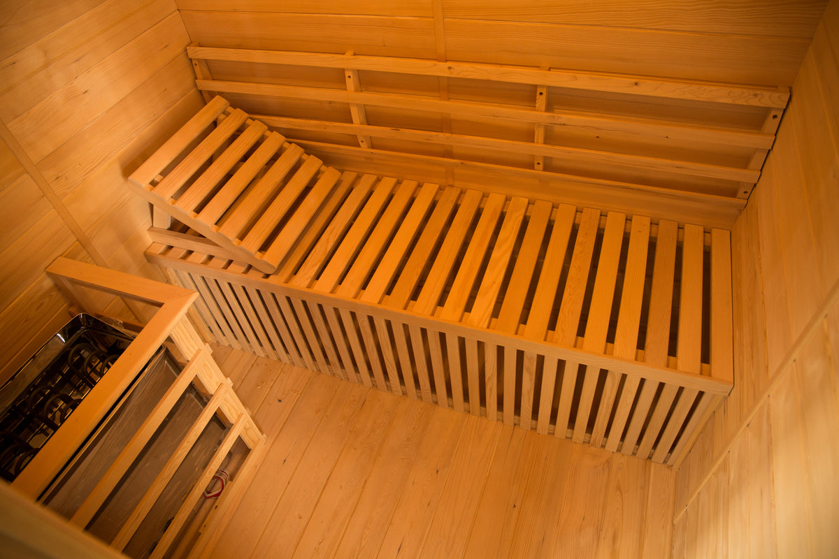 Natural Doctor ND-E3 sauna interior and construction detail