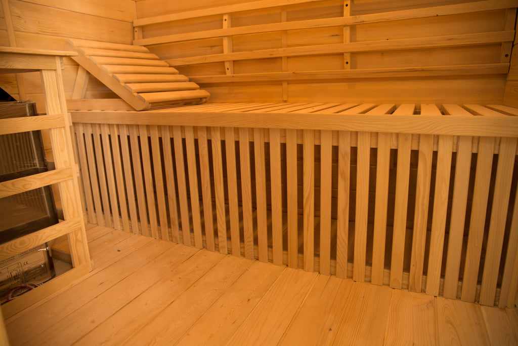 Natural Doctor ND-E3 sauna interior and construction detail