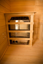Natural Doctor ND-E3 sauna interior and construction detail