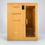 Natural Doctor ND-E3 three-person hemlock sauna, front view