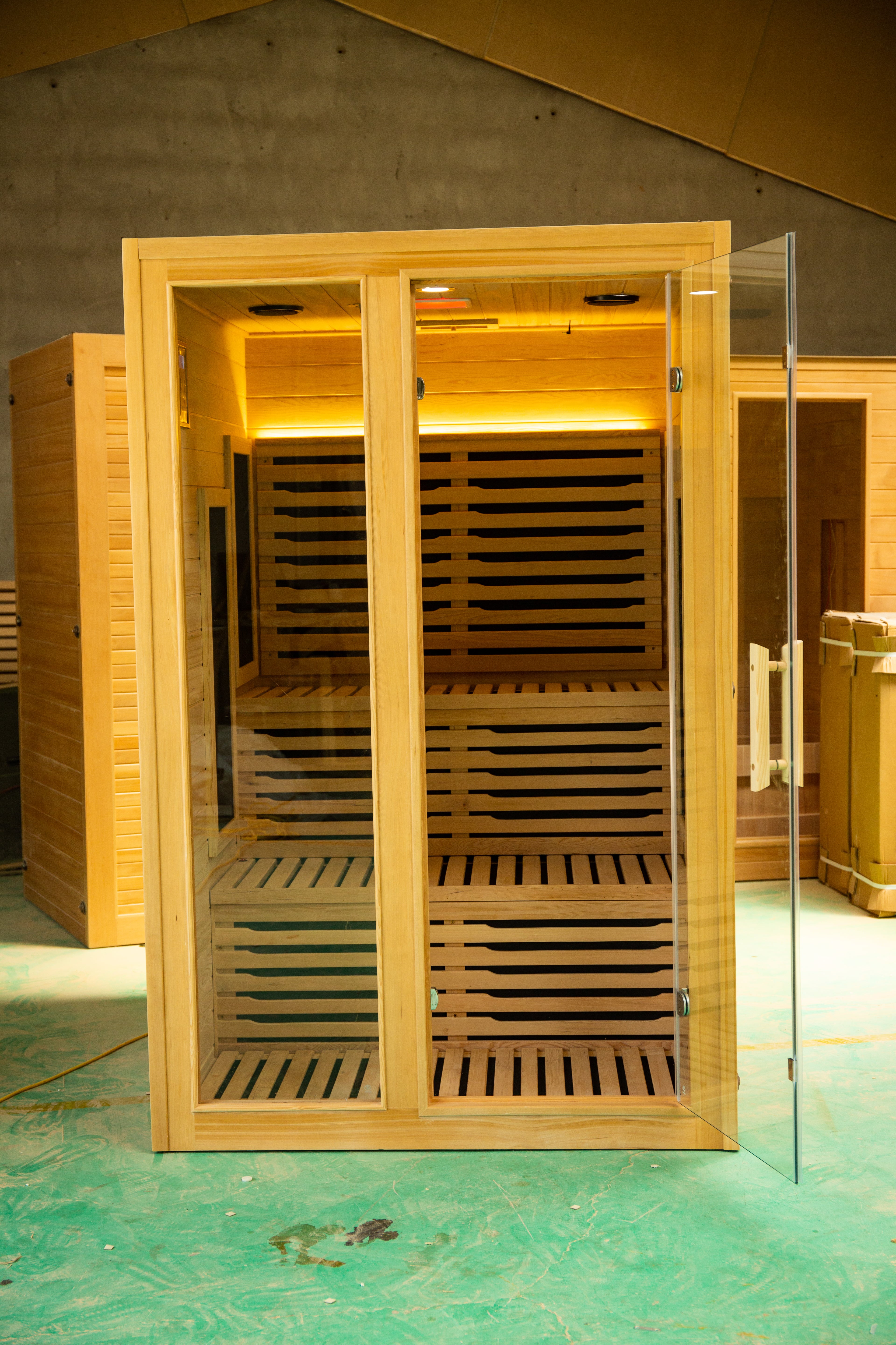 NaturalDoctor ND-II2 infrarød sauna i hemlock til 2 personer Sekundært billede