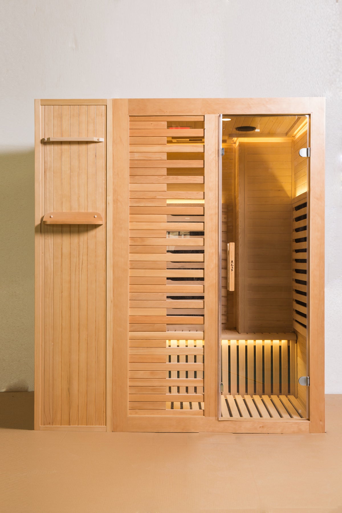 Natural Doctor ND-II2C 2-Person Hemlock Infrared Sauna Imagem principal do produto
