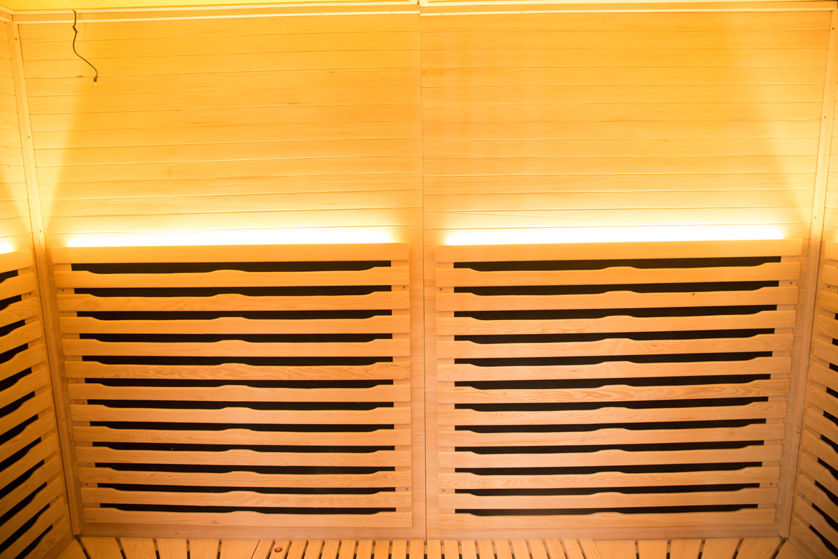 Natural Doctor ND-IIA5 sauna interior and construction detail
