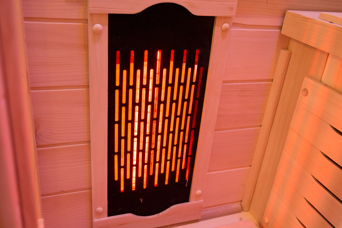 NaturalDoctor IMH1 sauna, infrared tube heater guard