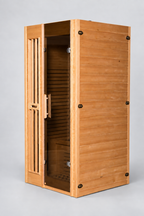 NaturalDoctor IMH1 sauna, right side and glass door