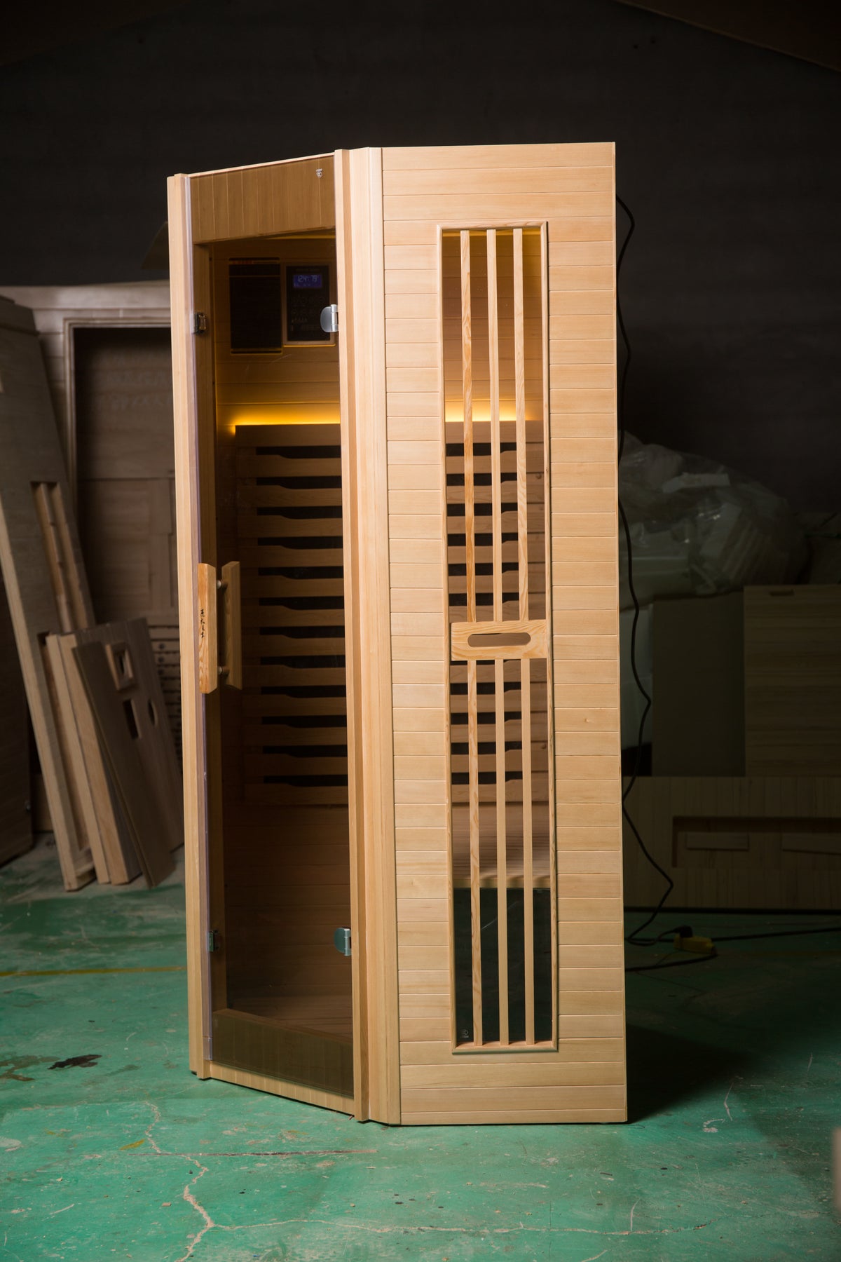 Natural Doctor ND-IW2 complete side and front exterior photographed in the factory