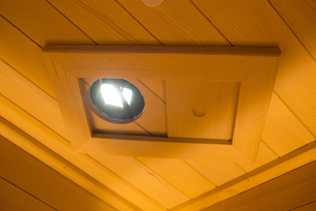 Natural Doctor ND-IW2 sauna interior and construction detail
