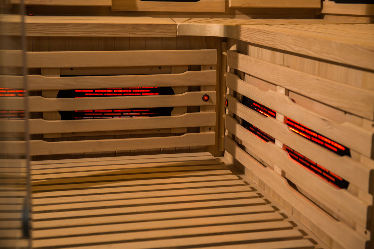Natural Doctor ND-LM3 sauna interior and construction detail