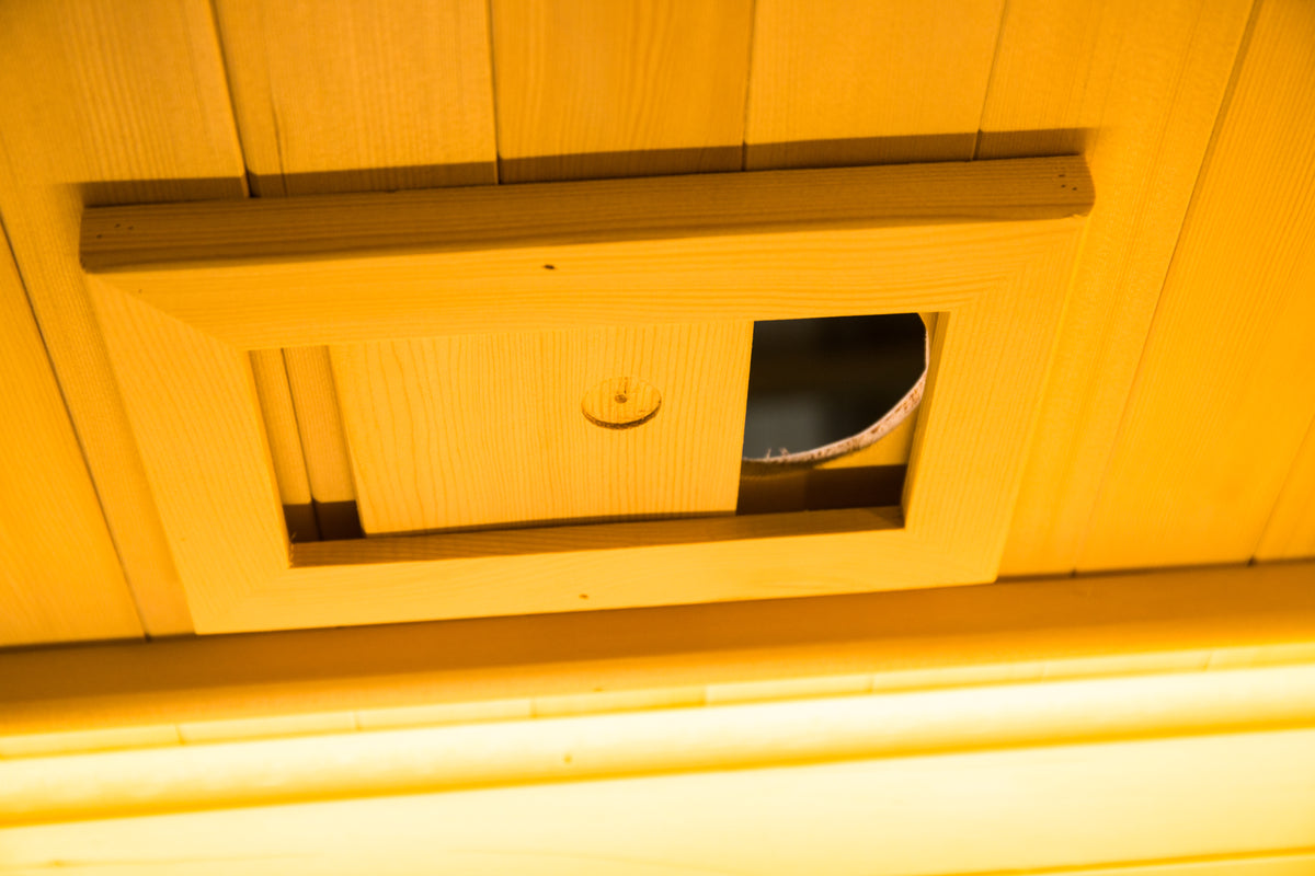 Natural Doctor ND-LM3 sauna interior and construction detail