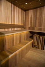 Natural Doctor ND-OFB4 sauna interior and construction detail
