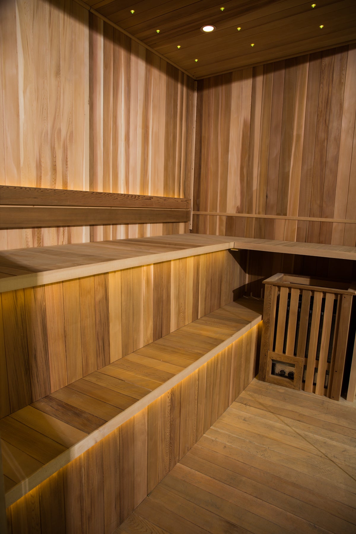 Natural Doctor ND-OFB4 sauna interior and construction detail