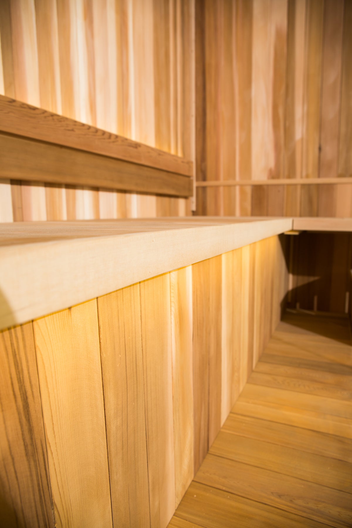 Natural Doctor ND-OFB4 sauna interior and construction detail