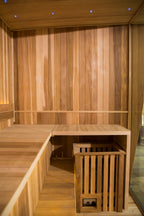 Natural Doctor ND-OFB4 sauna interior and construction detail