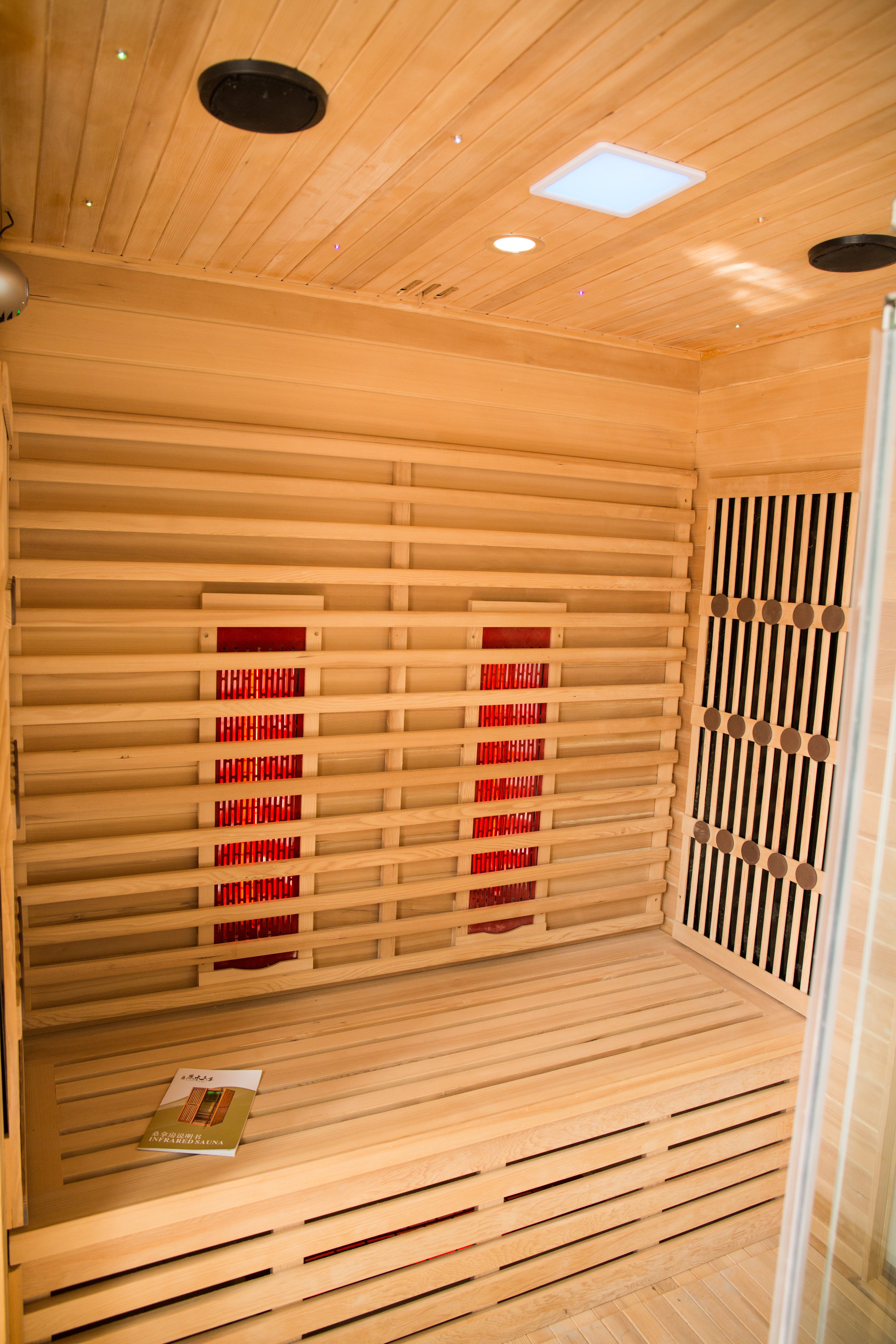 NaturalDoctor ND-S3 infrarød sauna i hemlock til 3 personer Sekundært billede