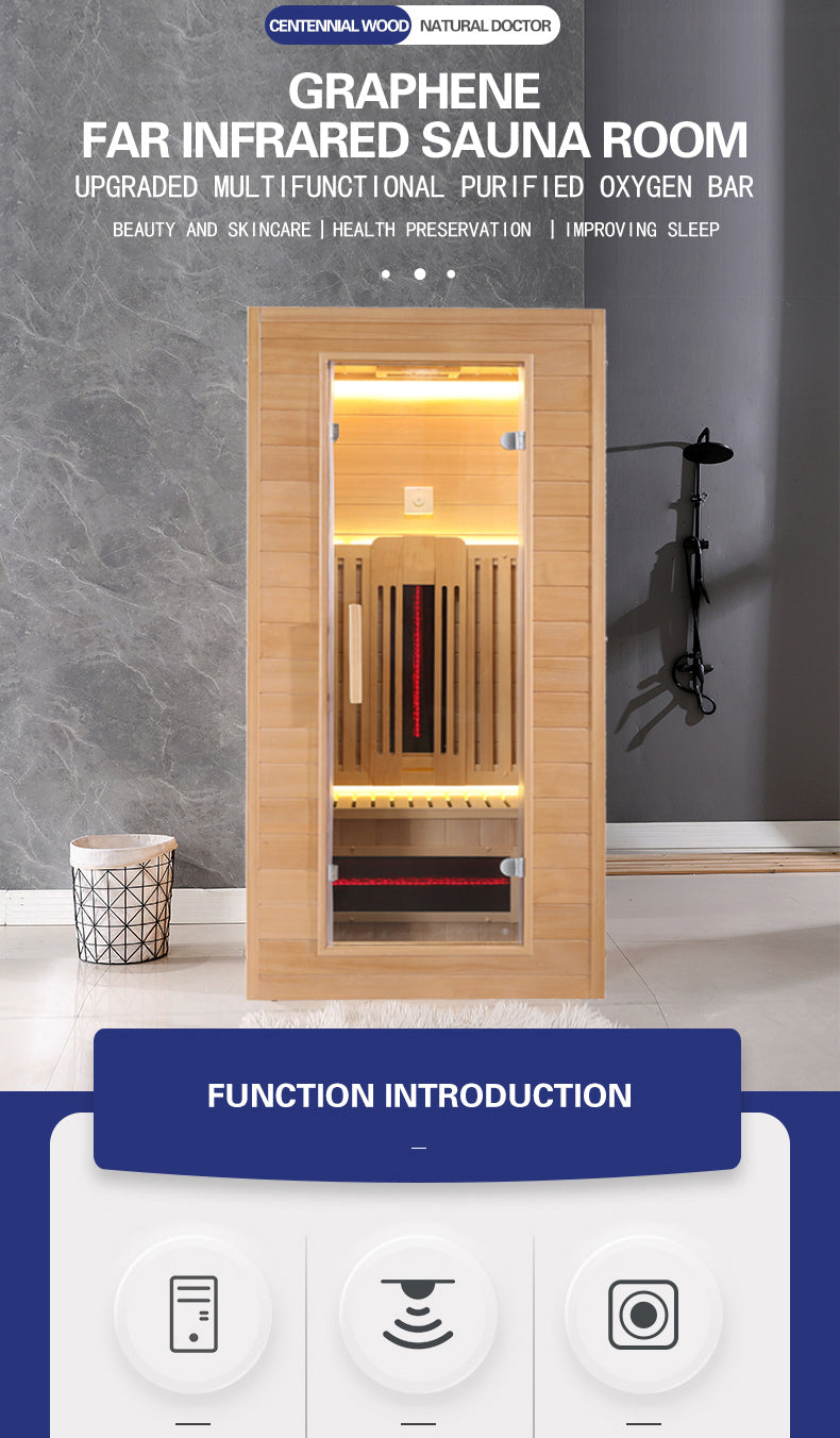 NaturalDoctor-QH Infrared sauna for 1 -2 people Imagen secundaria del producto