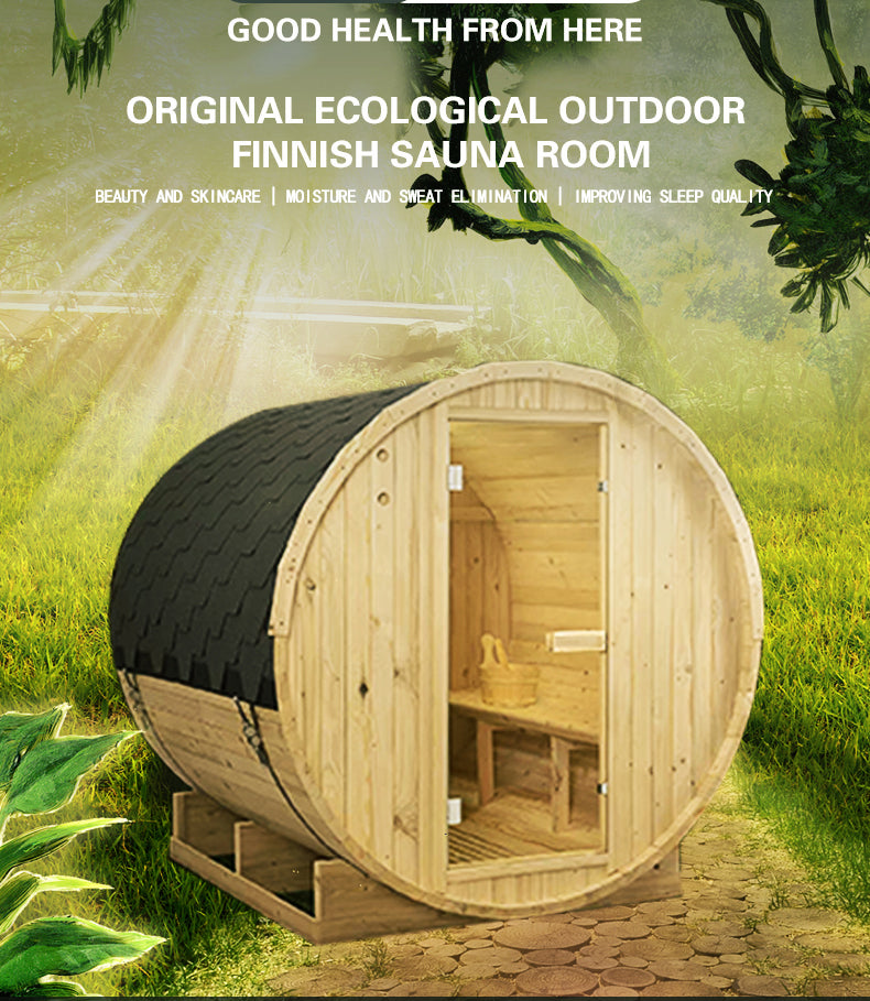 NaturalDoctor-BFM4 Barrel sauna for 4 people