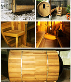 NaturalDoctor-BFM4 Barrel sauna for 4 people