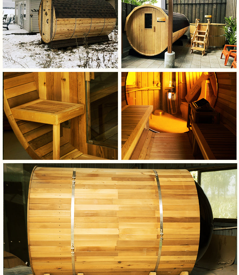 NaturalDoctor-BFM4 Barrel sauna for 4 people