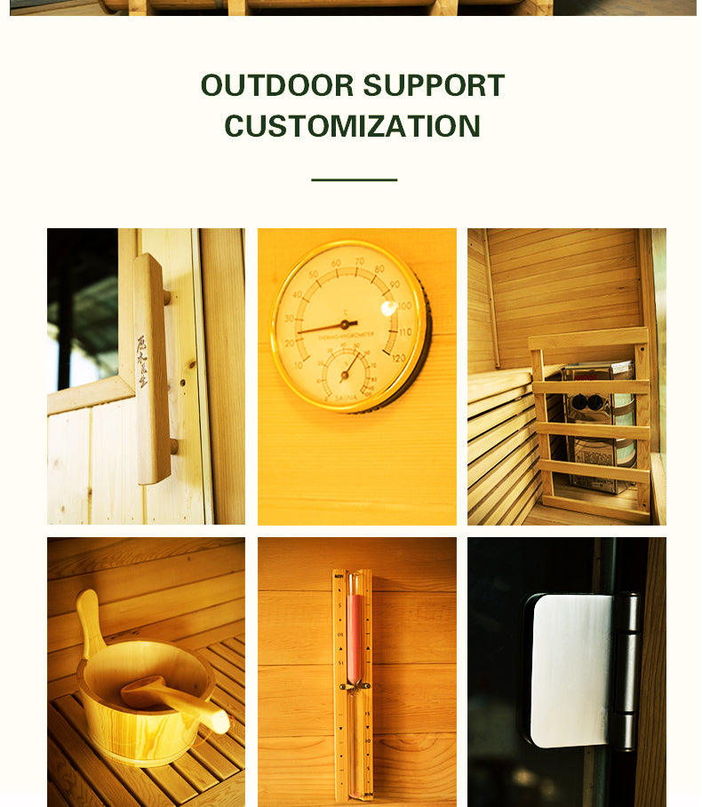 NaturalDoctor-BFM4 Barrel sauna for 4 people