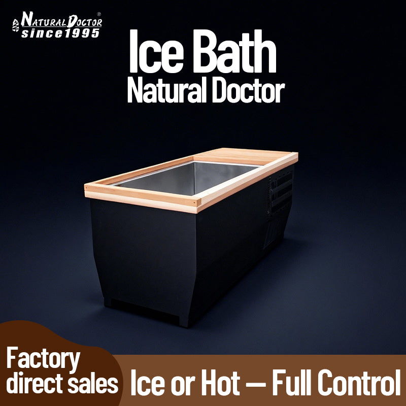 Natural Doctor matte black stainless steel cold plunge