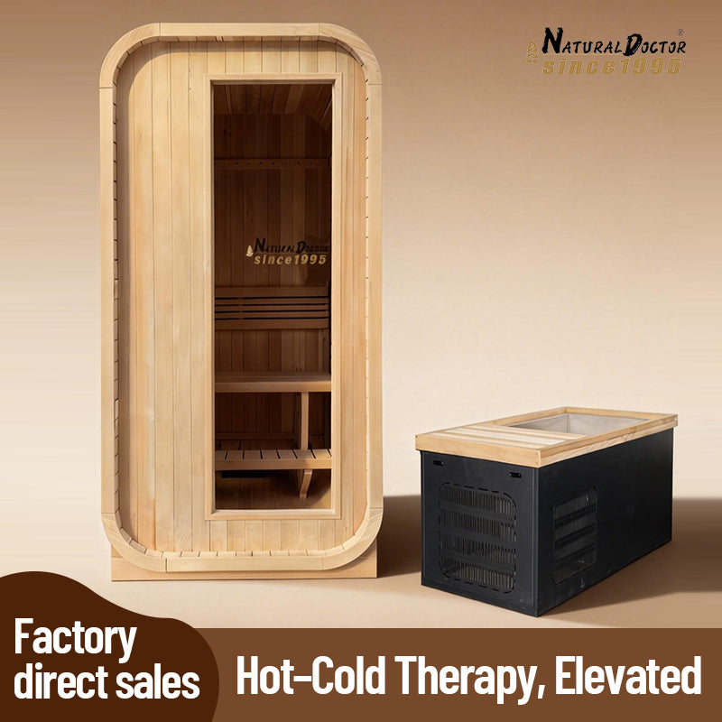 Natural Doctor matte black stainless steel cold plunge