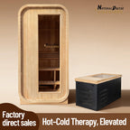 Natural Doctor matte black stainless steel cold plunge