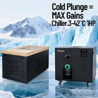 Natural Doctor matte black stainless steel cold plunge