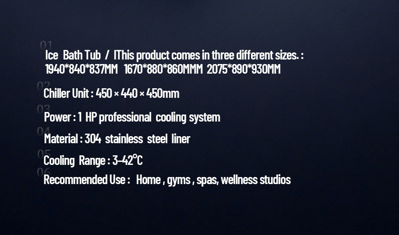 Natural Doctor matte black stainless steel cold plunge