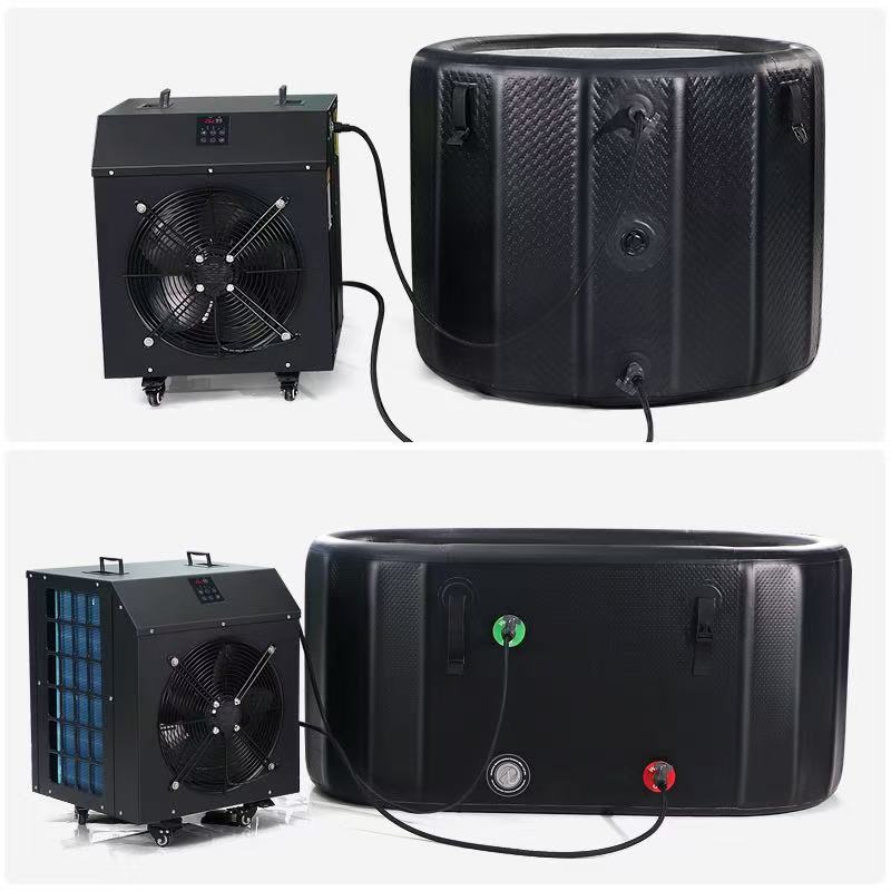 Natural Doctor PVC ice bath – product and chiller connection