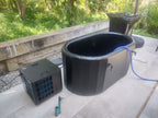 Natural Doctor PVC ice bath – product and chiller connection