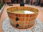 Natural Doctor wooden ice bath – construction and installation example