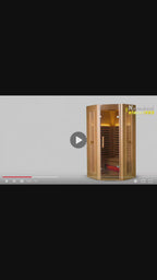 Natural Doctor ND-IW2 Sauna infravermelha de canto para 2 pessoas